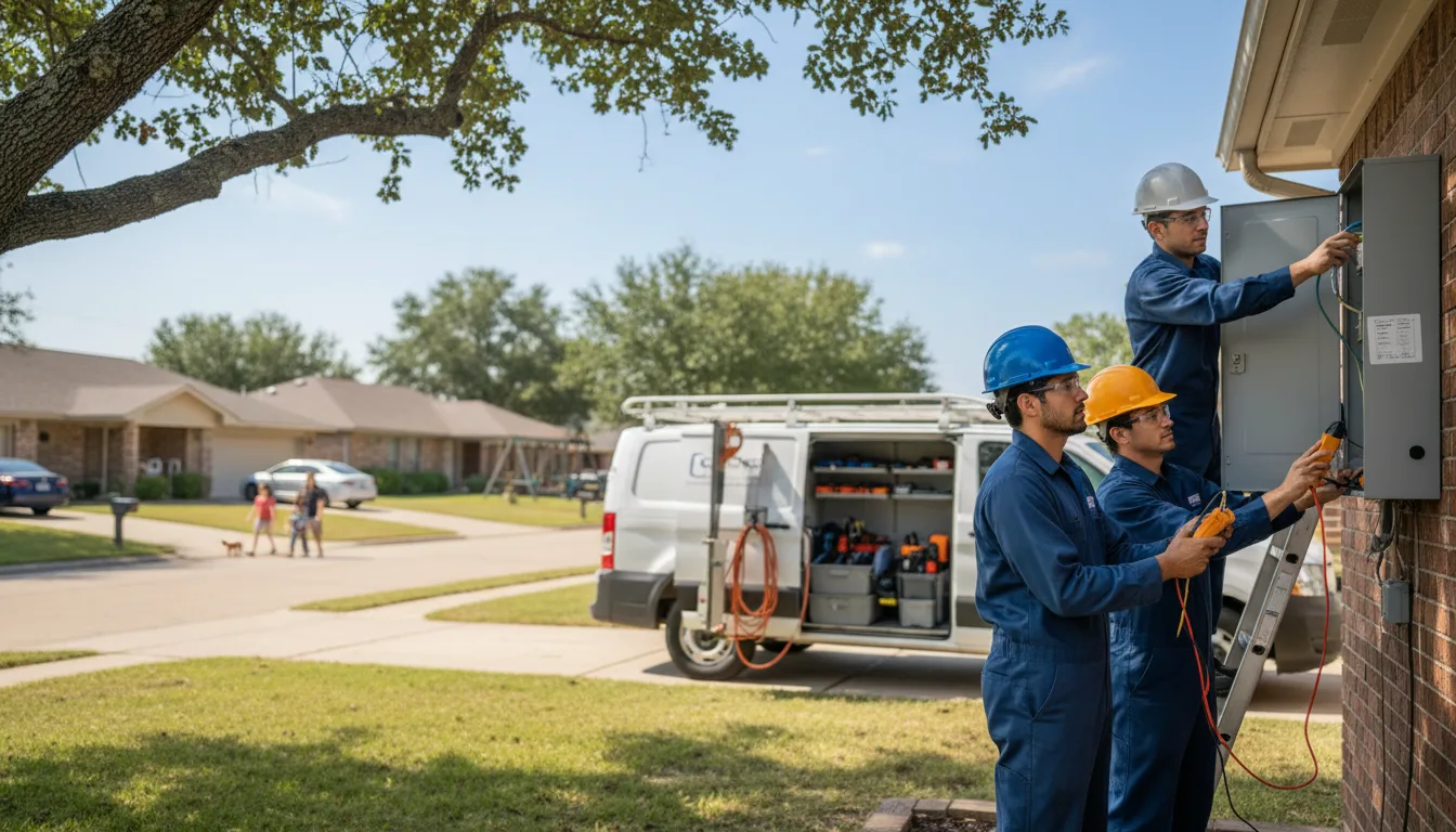 Certified electrician providing emergency electrical services in Broussard, LA